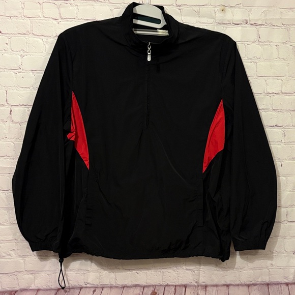 Bobby Jones Other - Bobby Jones Black and Red Windbreaker Jacket Sz: XL